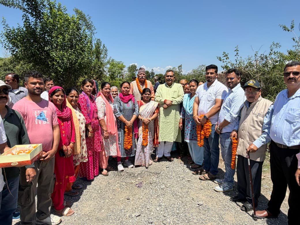 सहसपुर विधानसभा क्षेत्र के ग्राम पंचायत बेलोवाला में इंटरलॉकिंग टाइल्स मार्ग निर्माण का शिलान्यास, क्षेत्रवासियों को मिलेगी राहत