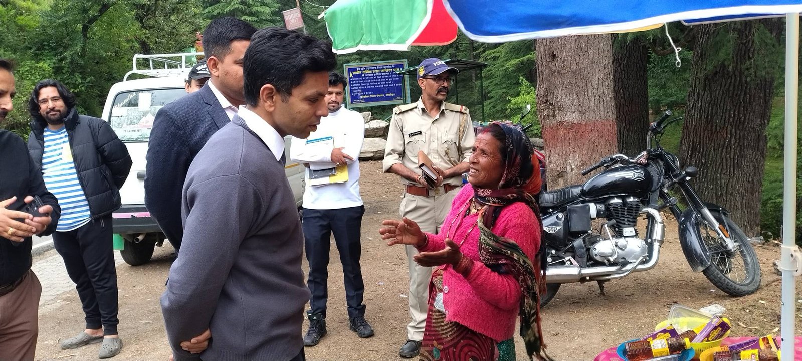 जिलाधिकारी  अंशुल सिंह ने जागेश्वर क्षेत्र का स्थलीय निरीक्षण किया