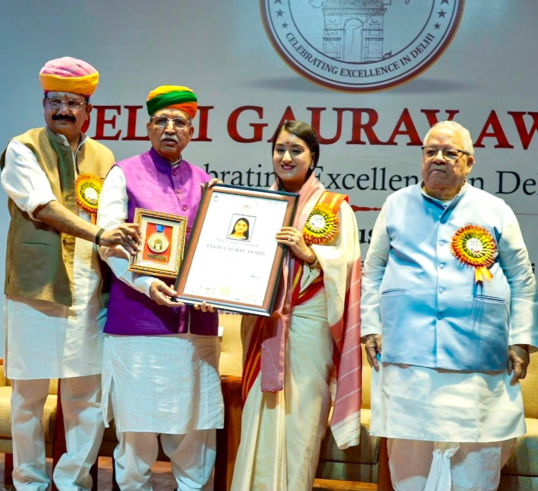 उत्तराखंड के लिए गौरव का क्षण: विदुषी निशंक को मिला प्रथम ‘दिल्ली गौरव सम्मान-2026’